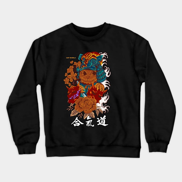 cat world Crewneck Sweatshirt by Artzwn